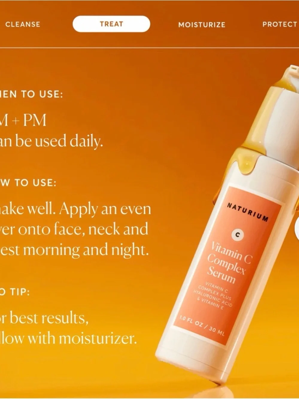 NATURIUM Vitamin C Complex Serum - 1.0 FL OZ